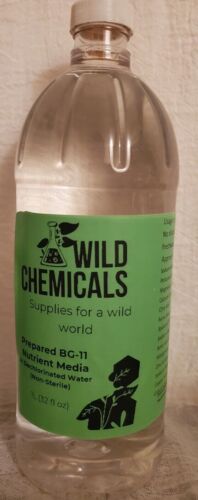 Ready to Use Algae Culture Media 1 L (32 fl oz) - Great for Science Projects