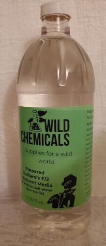 Ready to Use Algae Culture Media 1 L (32 fl oz) - Great for Science Projects