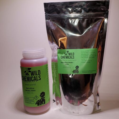Spirulina Algae Culture Medium Concentrate - Great for Feed or Science Projects!