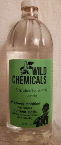 Ready to Use Algae Culture Media 1 L (32 fl oz) - Great for Science Projects